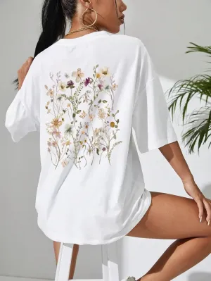 Print Cotton Women T-Shirts