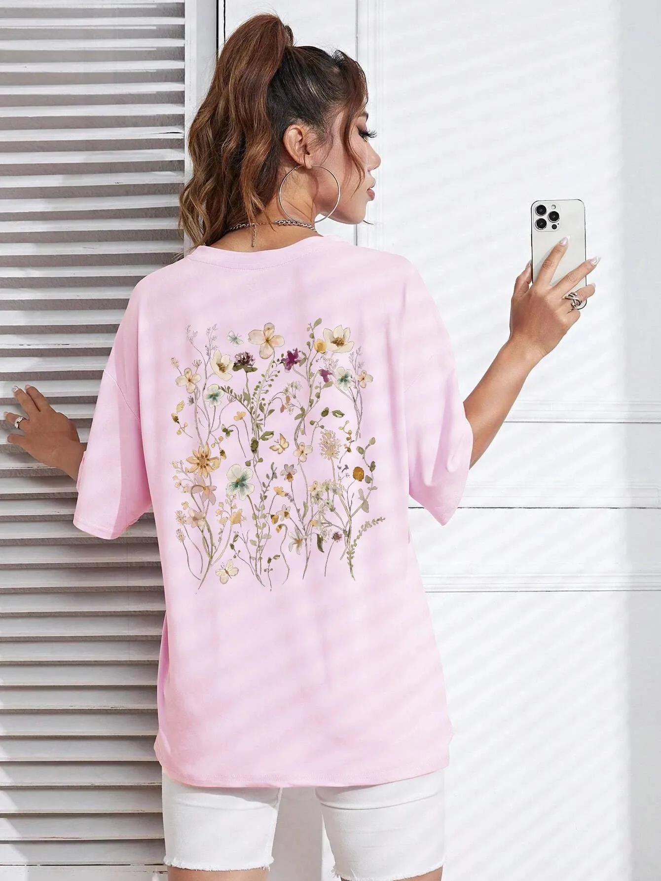 Print Cotton Women T-Shirts