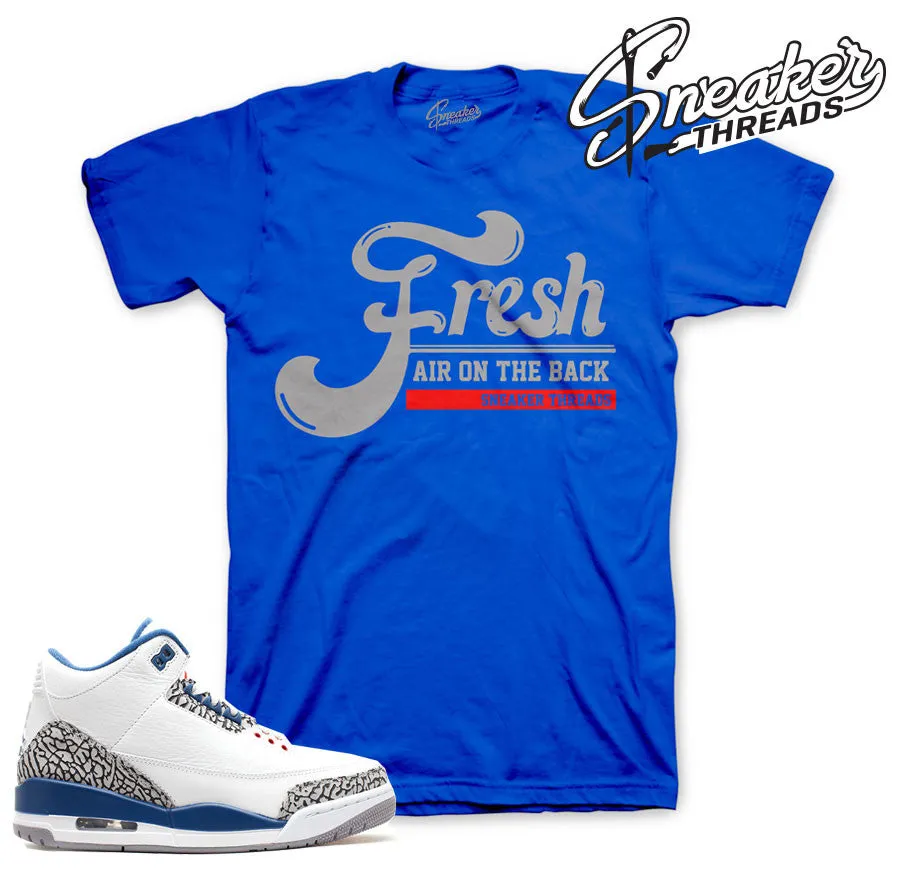 Retro 3 True Blue Fresh Air Shirt