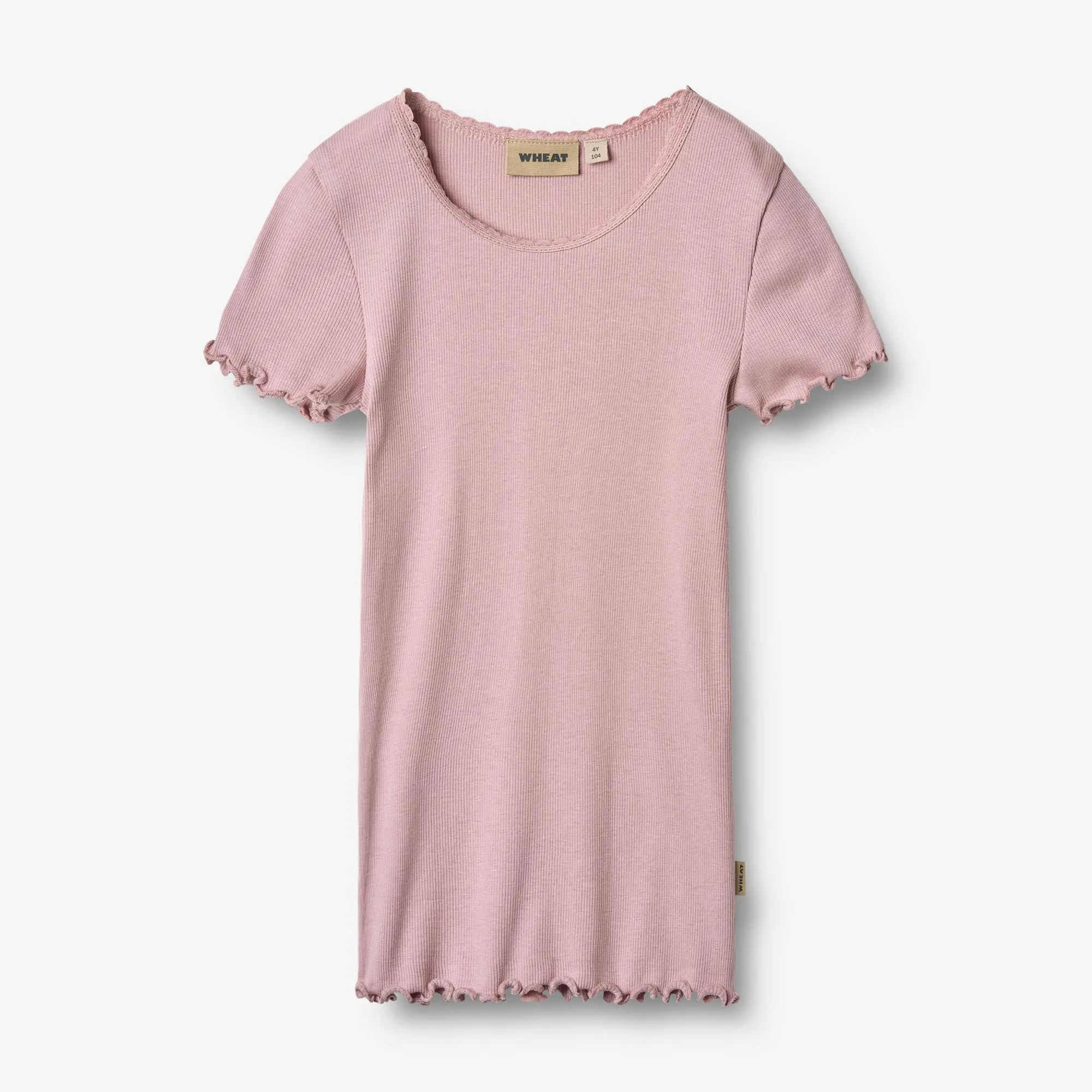 Rib T-shirt S/S Katie - lavender mist