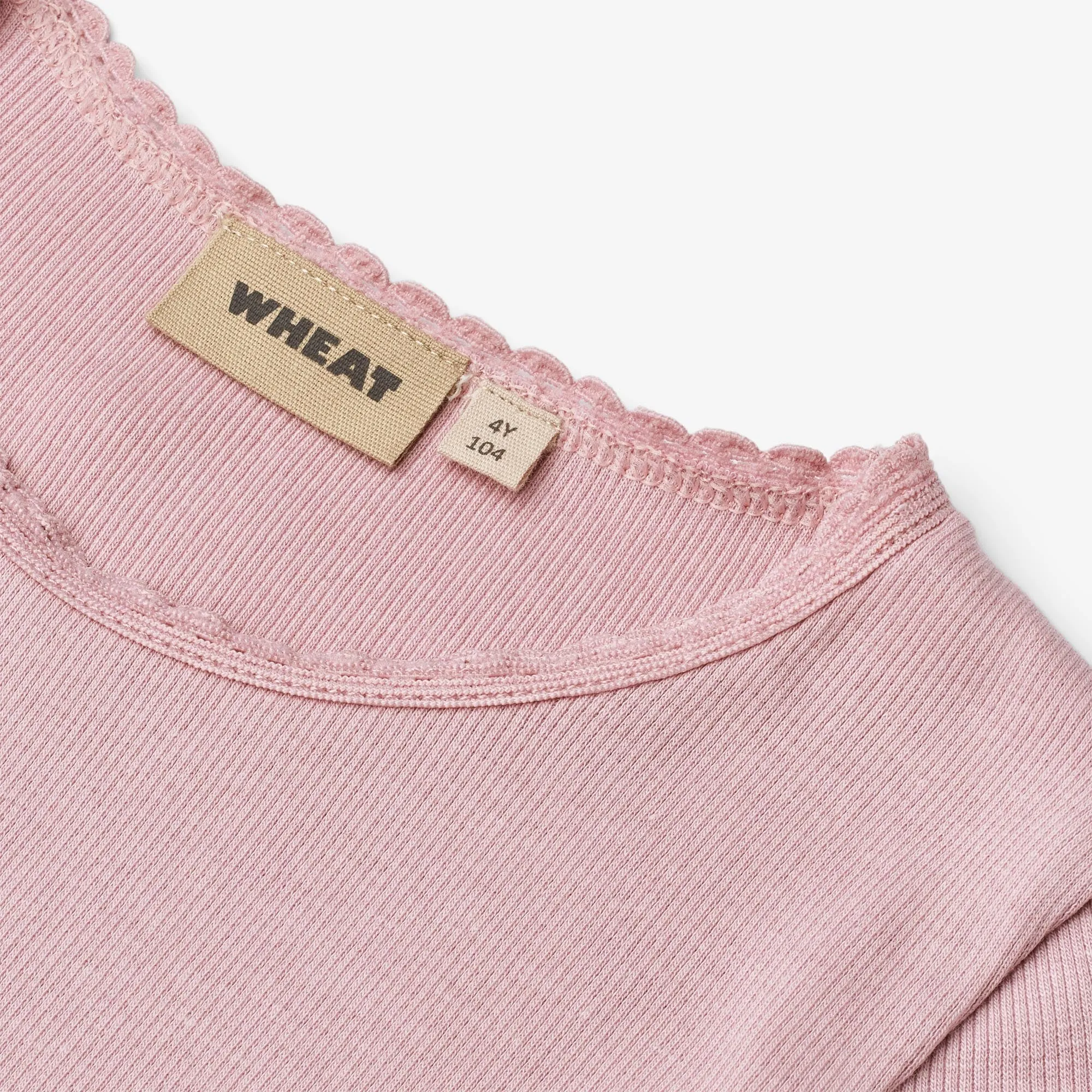 Rib T-shirt S/S Katie - lavender mist