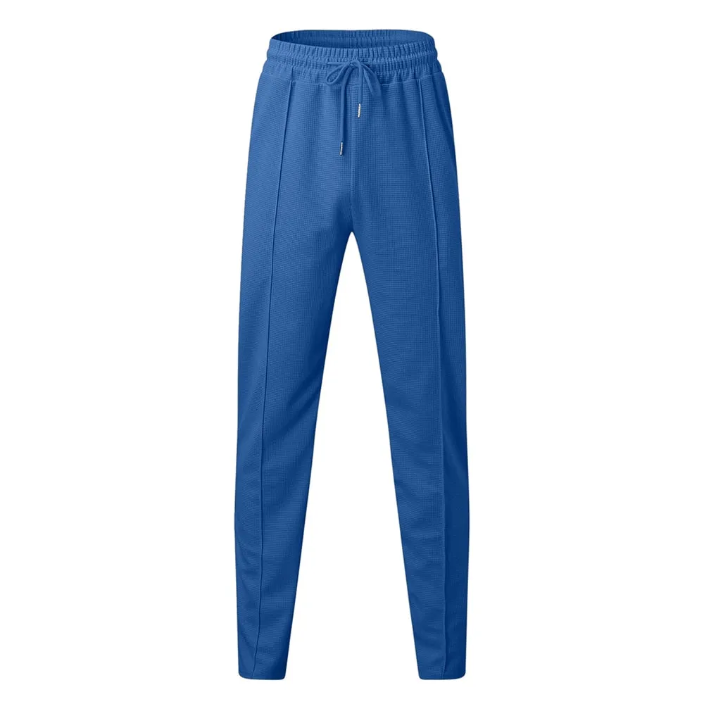 Street Plaid Straight Pencil Pants