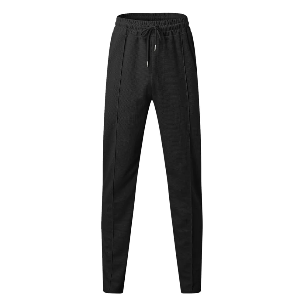 Street Plaid Straight Pencil Pants