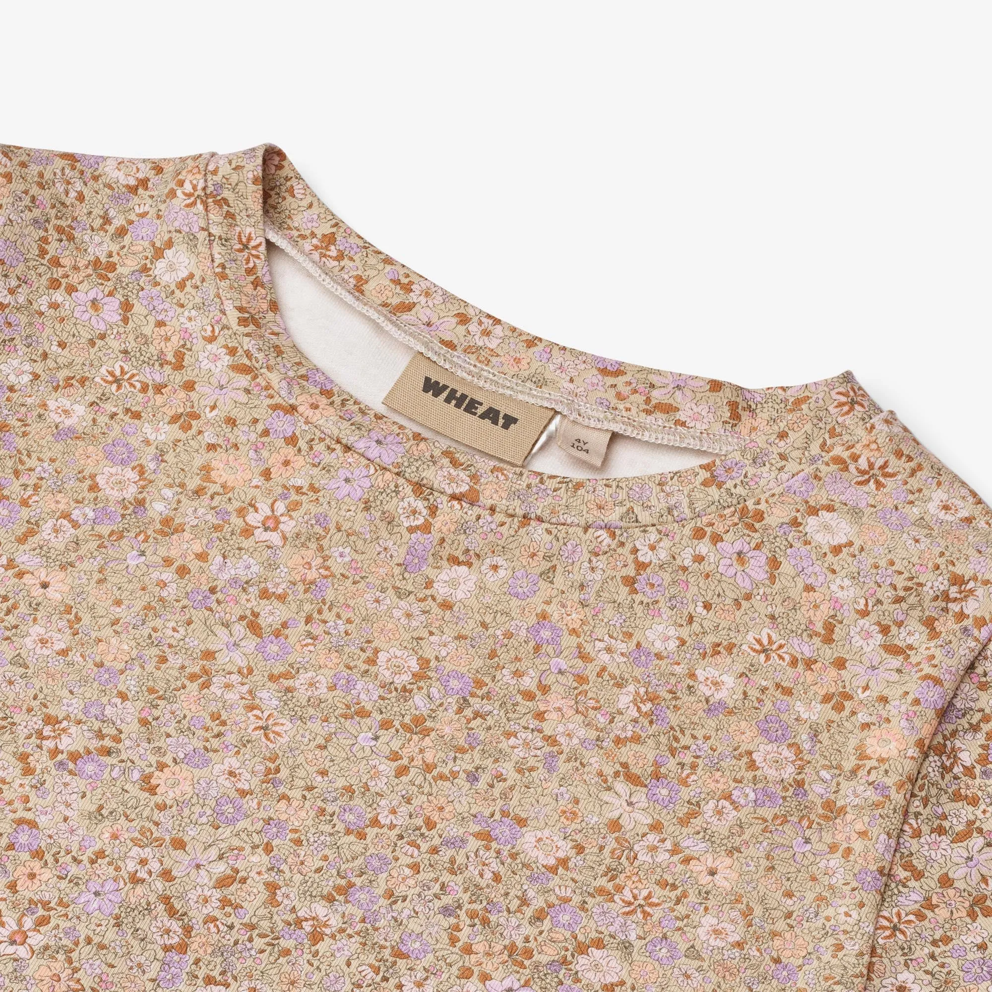 T-Shirt S/S Manna - lilac flower meadow