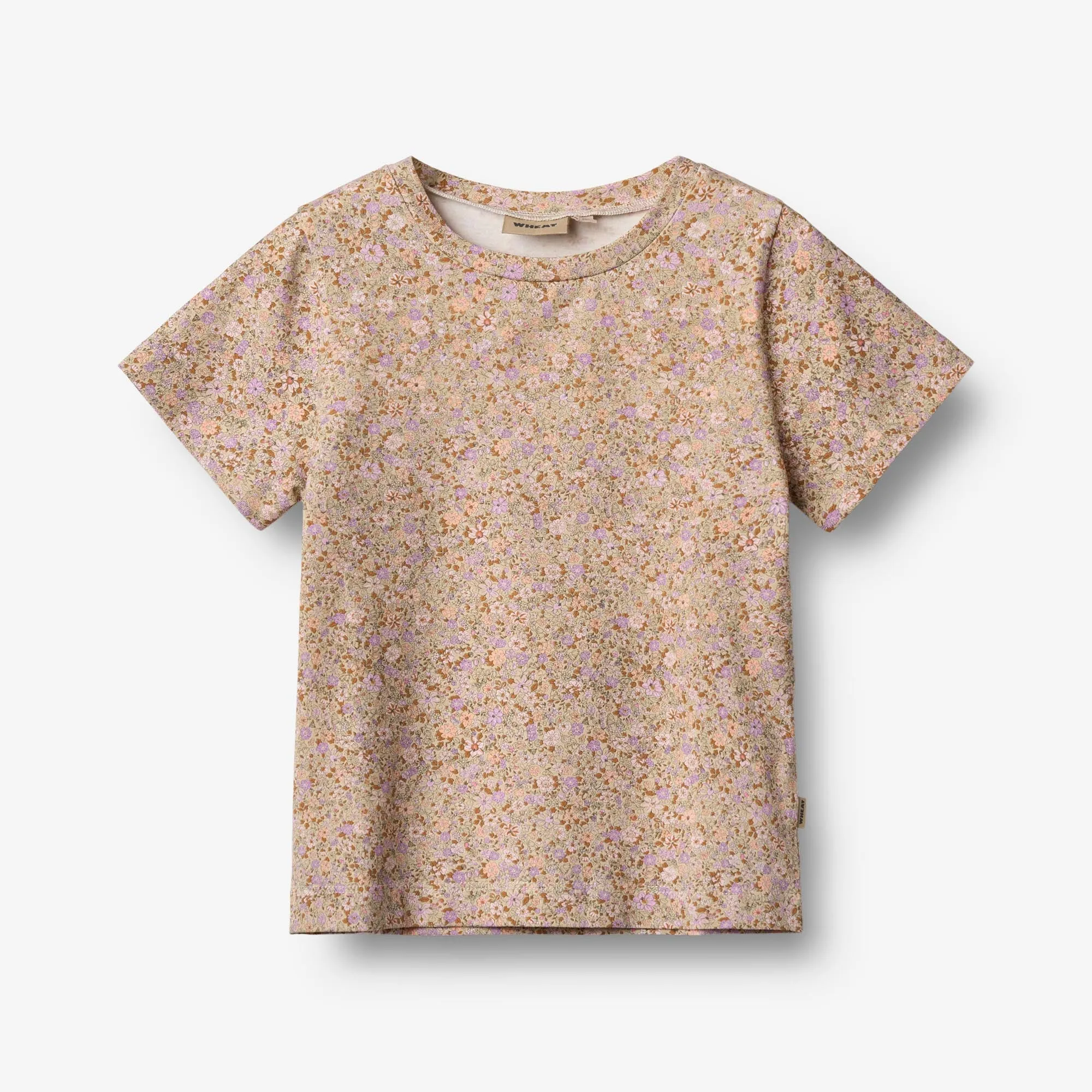 T-Shirt S/S Manna - lilac flower meadow