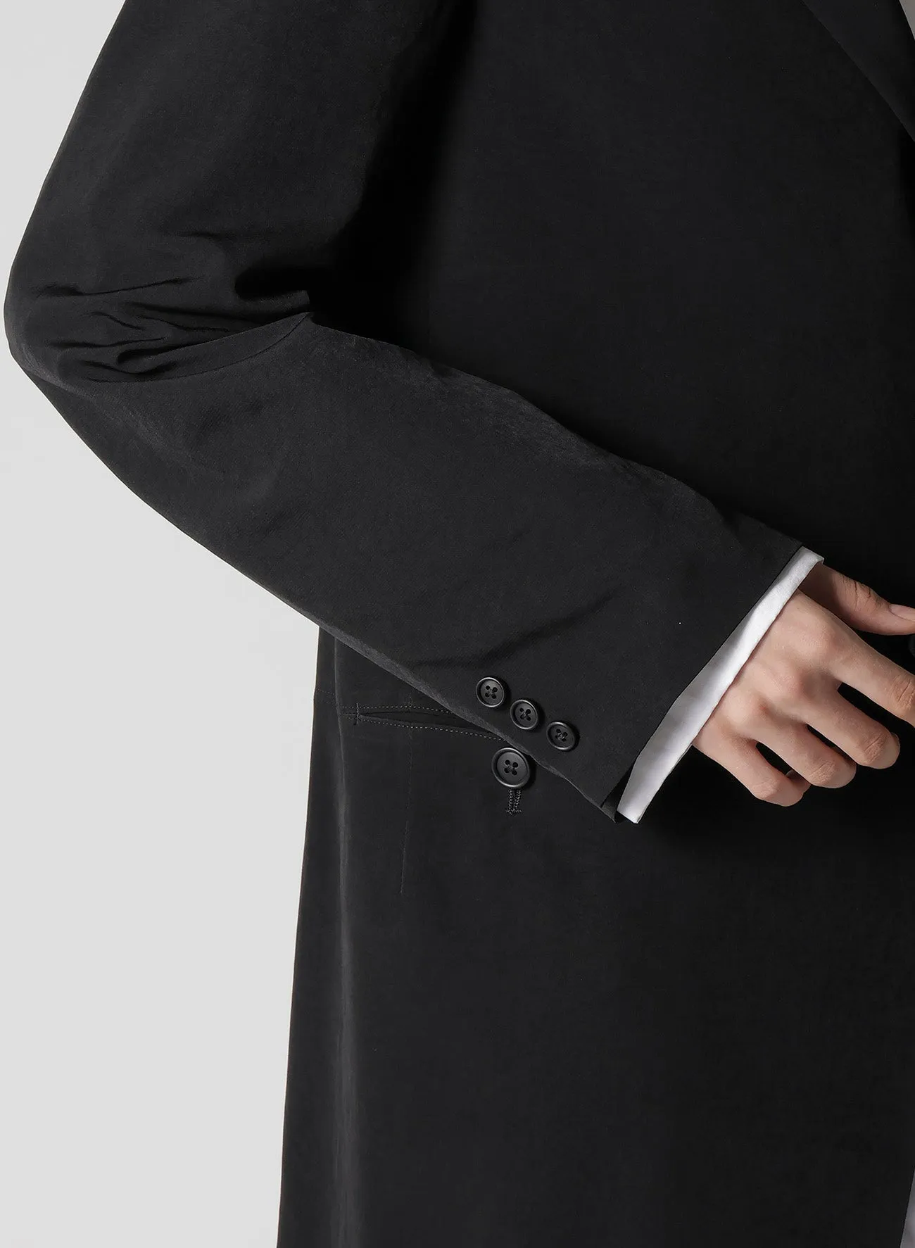 TA TUXEDO PARALLEL PANELED JACKET