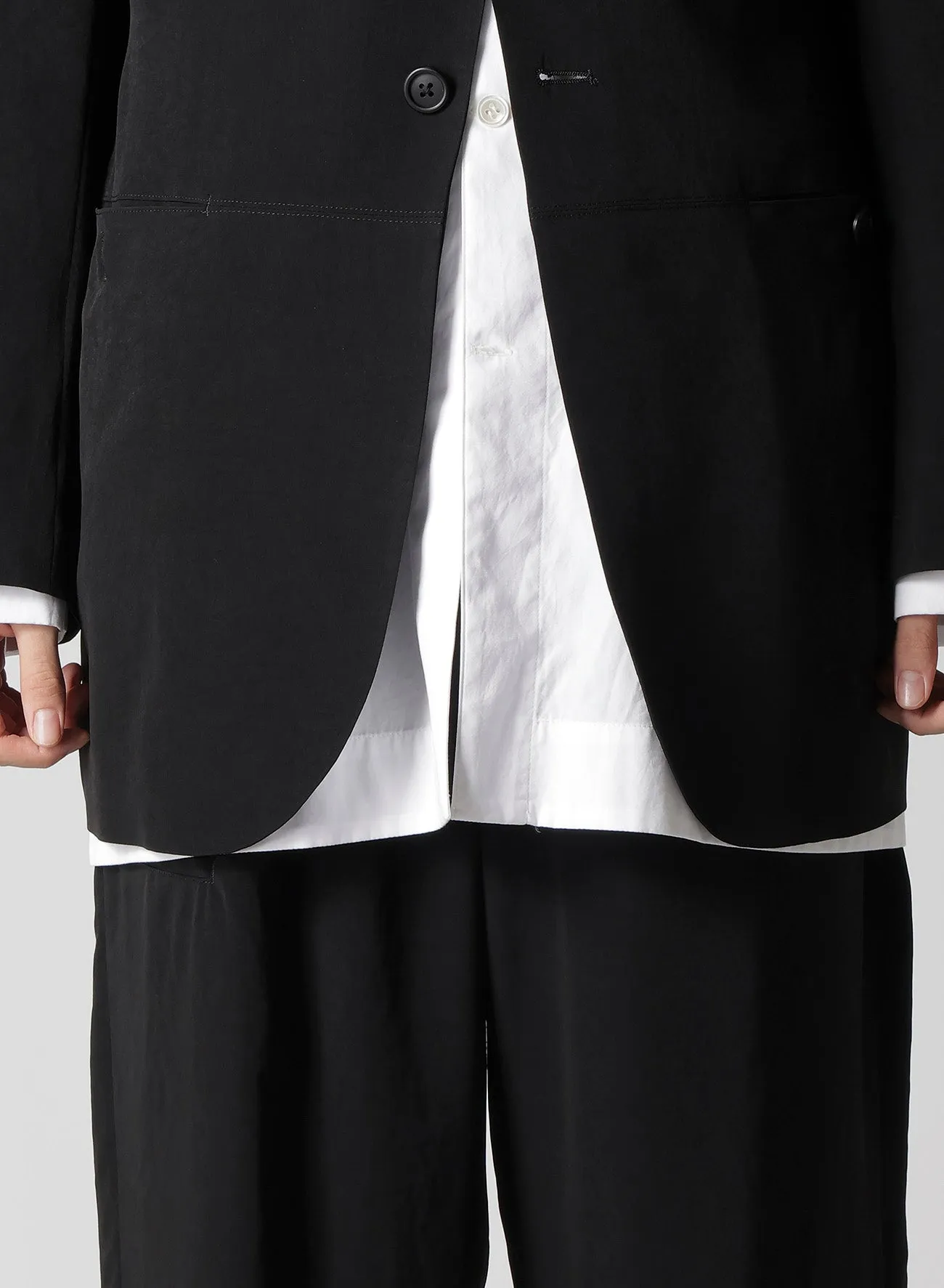 TA TUXEDO PARALLEL PANELED JACKET