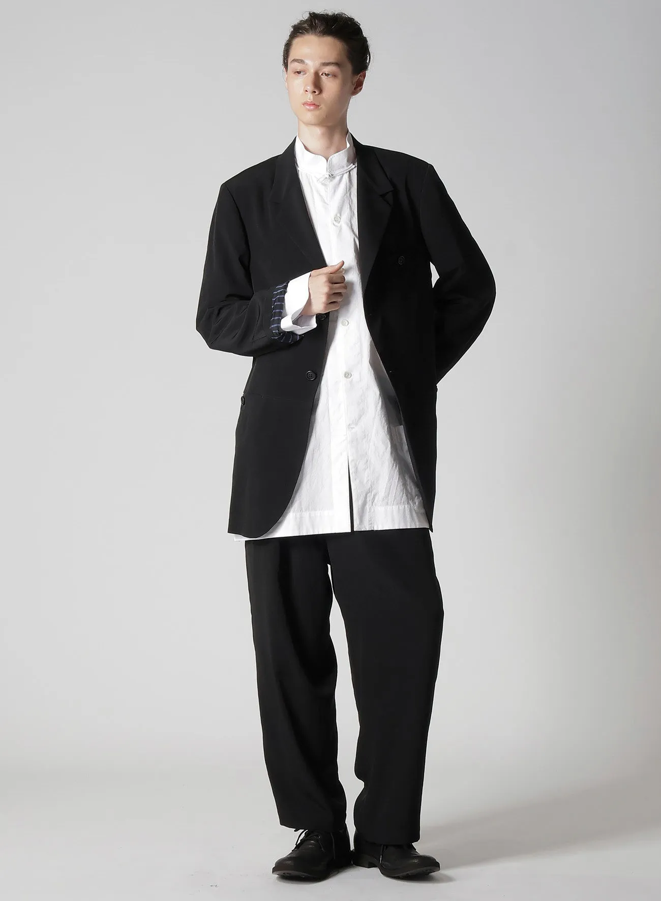 TA TUXEDO PARALLEL PANELED JACKET