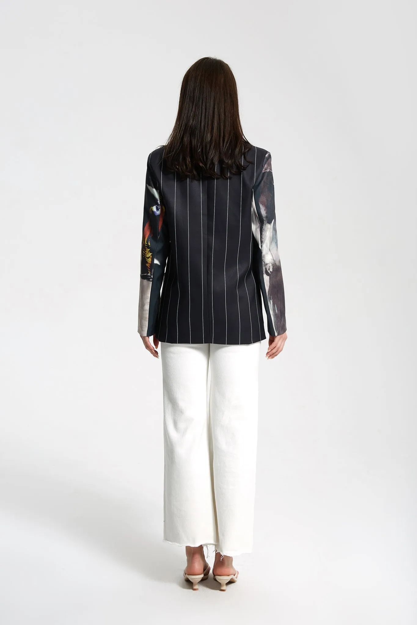 TIE DYE PATCHWORK BLAZER