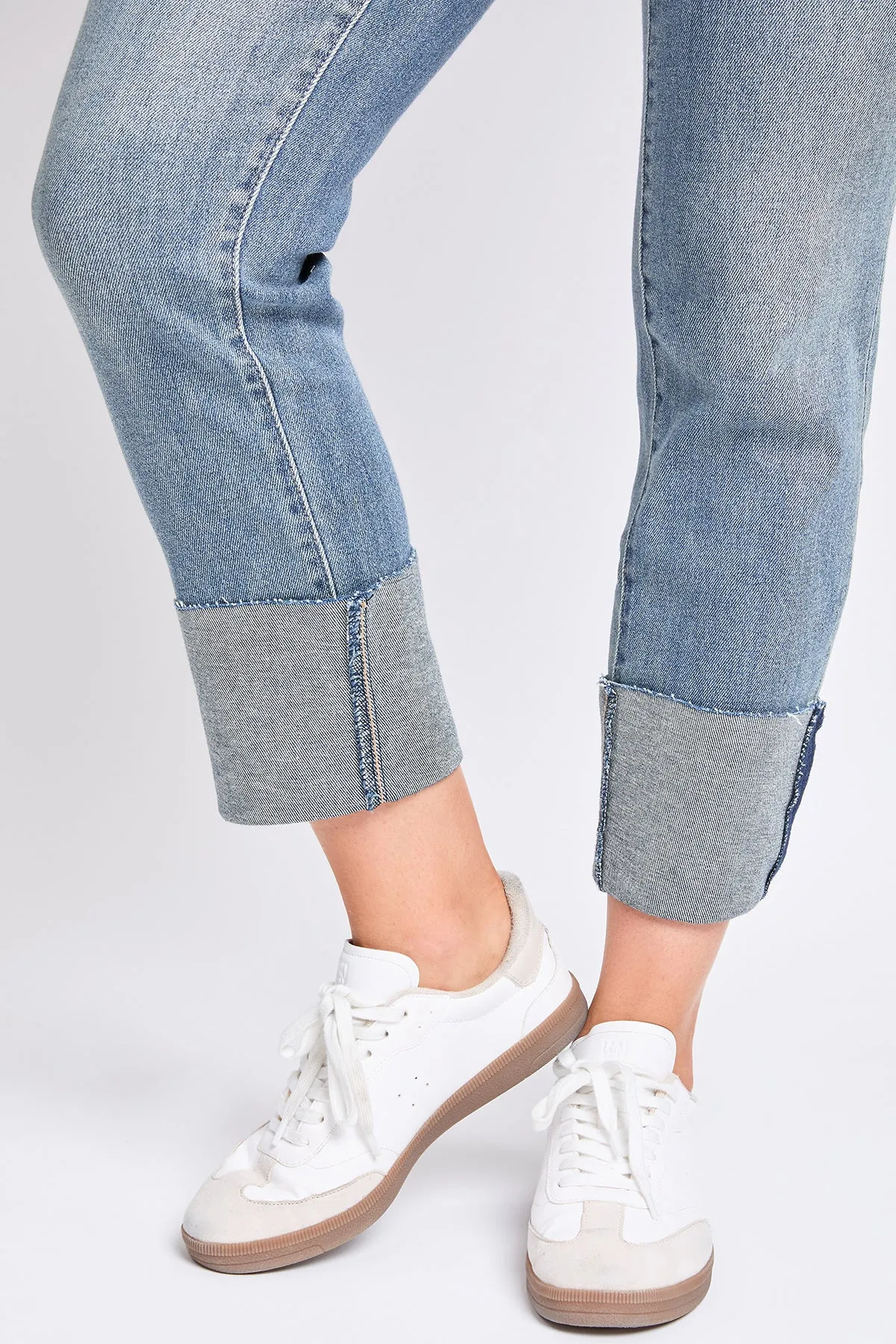 Women's Luxe Dixie High Rise Mega Cuff Straight Leg