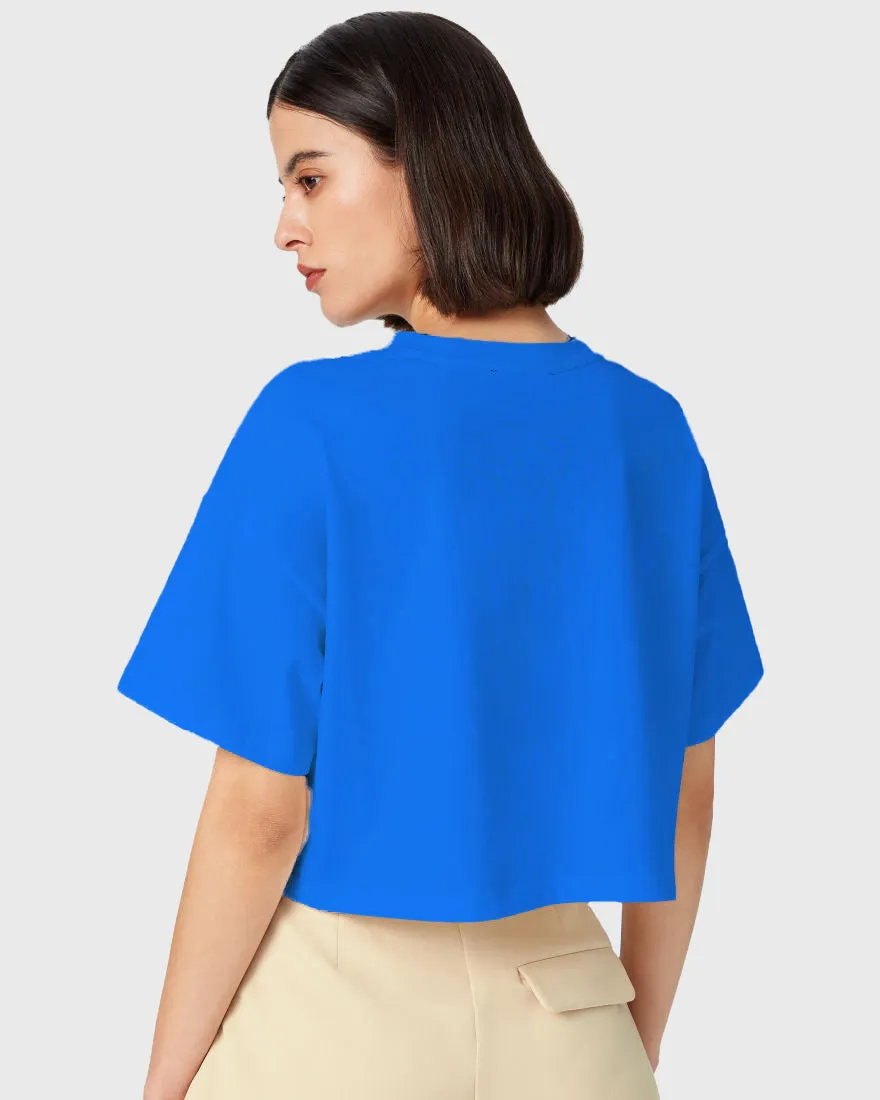 Womens Oversized Cropped TShirt Movies Batman