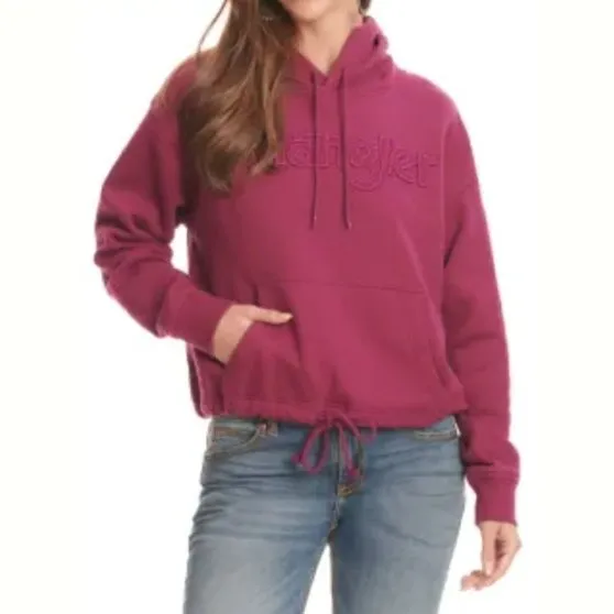 Wrangler Women’s Hoodie Retro Waist Length
